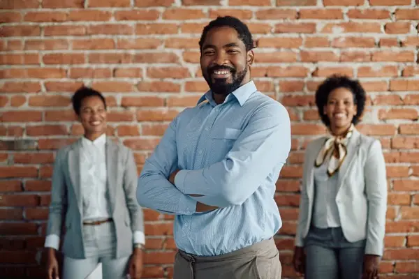 Portrait of a business leader smiling